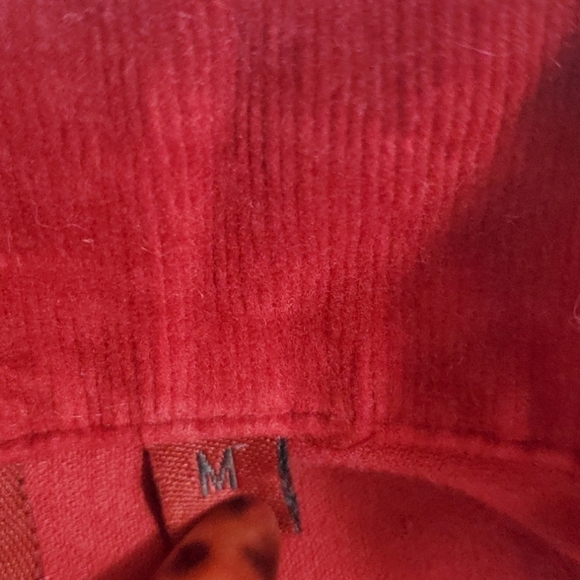 CLASH micro jacket Y2K dark red corduroy M - Picture 4 of 7